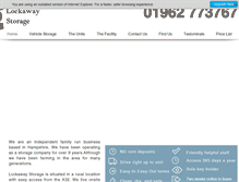 Tablet Screenshot of lockawaystorage.org